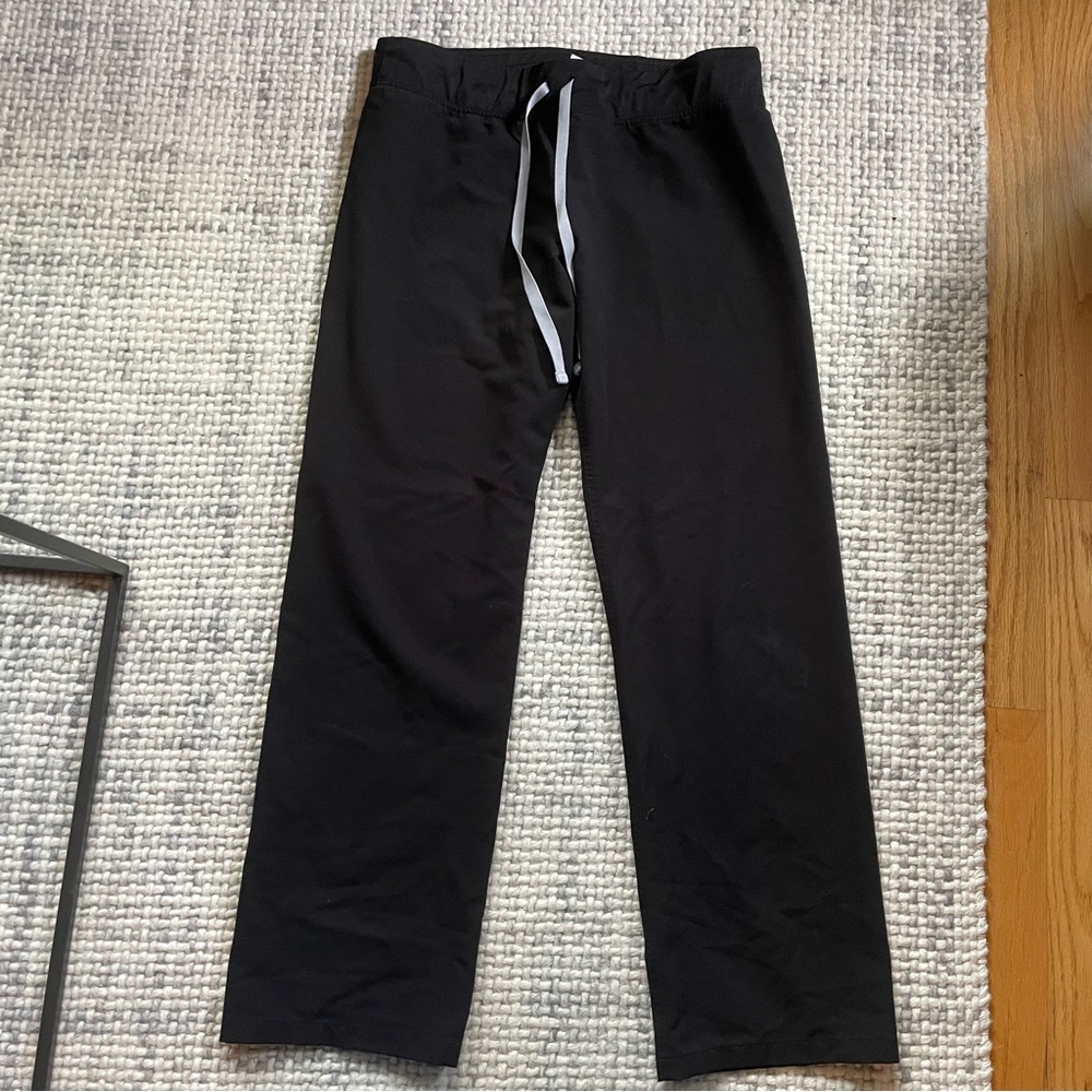 Figs Black Livingston Scrub Pants Medium